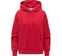Leichter Hoodie mit verstellbarer Kapuze "Pirita Crepe" Red XXL