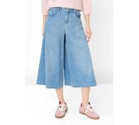 Leichter Hosenrock im Denim-Look blau 42