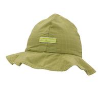 Leichter karierter Sonnenhut hellgrün 74