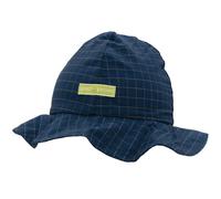 Leichter karierter Sonnenhut marine 74