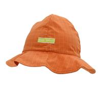 Leichter karierter Sonnenhut orange 74