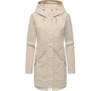 Leichter Kurzmantel mit Taillenzugband "Cannas Cordy YOUMODO" Ecru XS