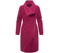 Kurzmantel NAVAHOO "Samtrose 14", Damen, Gr. XS (34), lila (beere), Obermaterial: 90% Polyester, 10% Viskose, Innenfutter: 100% Polyester, Ärmelfutter: 100% Polyester, elegant, figurumspielend knieums