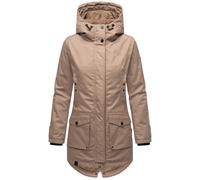 Leichter Parka mit Kapuze "Brinjaa" Taupe Grey XXL