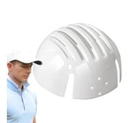Leichter PE Schlagfester Kappeneinsatz - Sonnenschutz Stoßdämpfung Sicherheitskappe | Leichter Atmungsaktiver Baseballkappen Flachkopf Universaleinsatz | Passt Jede Baseballkappe, PE 80g 18x21.5x12.5c