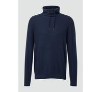 Leichter Pullover mit Snood-Kragen und Logo-Detail S blau 2172261.5826.S