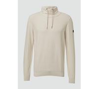 Leichter Pullover mit Snood-Kragen und Logo-Detail XL creme 2172261.9000.XL