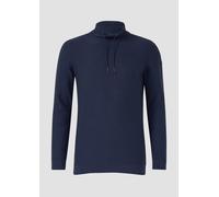 Leichter Pullover mit Snood-Kragen und Logo-Detail XLT blau 2177016.5826.XLT