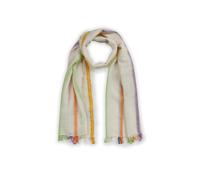 Codello - Leichter Schal aus Baumwolle mit Streifen beige - Gr. - one size