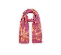 Leichter Schal aus feiner Bambus-Viskose mit Palmenmotiv pink - Gr. - one size