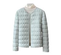 Leichter Steppmantel Damen Leichte Daunenjacke Daunen Steppjacke Leicht Puffer Jacke Women Daunenjacken Daunenmantel Federleichte Daunenjacke Puffer Mantel Stepp Damen Jacke Leicht Kurze Blau 4XL
