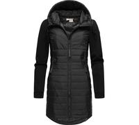 Leichter Steppmantel mit weichen Ärmeln "Lucinda Long" Black M
