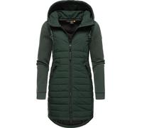 Leichter Steppmantel mit weichen Ärmeln "Lucinda Long" Dark Green23 XL