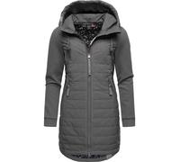 Leichter Steppmantel mit weichen Ärmeln "Lucinda Long" Grey22 XXL
