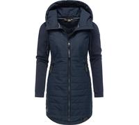 Ragwear Damen Steppmantel Lucinda Long Navy22 Gr. M