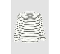 QS by s.Oliver Gestrickter Pullover Mit Badwing-ärmeln Und Streifen für Damen - S