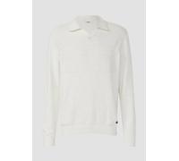 Leichter Strickpullover mit Polokragen S creme 2171740.0200.S