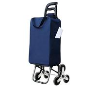 Leichter Treppensteigerwagen mit 6 Rädern, 34 l Kapazität, zusammenklappbarer Einkaufswagen für mühelosen Transport, ideal für Supermärkte, Einkaufen, Outdoor-Abenteuer und Besorgungen