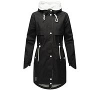 Leichter Übergangsmantel mit Kapuzel "Xankaa" Black XL
