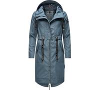 Leichter Übergangsparka mit Kapuze "Josinaa" Blue XS