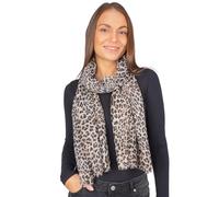 Leichter & weicher Damen Schal Leo Halstuch Schlauchschal - Sara Leo