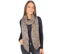 Leichter & weicher Damen Schal Leo Halstuch Schlauchschal - Sara Leo