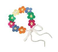 Leichtes, gestricktes Bandana-Haarband mit floralem Design, bequeme Kopfbedeckung für Sport, Freizeit oder formelle Kleidung, französisches Landhaus-Blumen-Stirnband