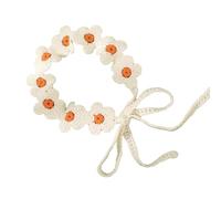 Leichtes, gestricktes Bandana-Haarband mit floralem Design, bequeme Kopfbedeckung für Sport, Freizeit oder formelle Kleidung, französisches Landhaus-Blumen-Stirnband