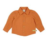Leichtes Hemd Webstoff orange kariert 146/152