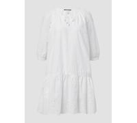 Leichtes Kleid mit Lochstickerei 38 weiß 2161167.0100.38