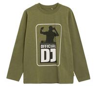 Leichtes Langarmshirt oliv-grün 164