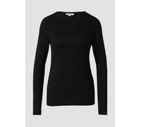 Leichtes Longsleeve im Slim Fit 38 schwarz 2170117.9999.38