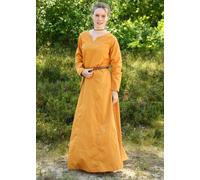 Leichtes Mittelalterkleid Milla, Wikingerkleid, senfgelb