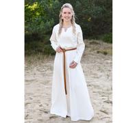 Leichtes Mittelalterkleid, Wikingerkleid, natur ""Milla"" M