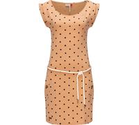 Ragwear Sommerkleid »Tag Dots« leichtes Baumwoll Kleid mit Pünktchen-Muster, beige