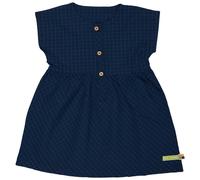 Leichtes Sommerkleid Webstoff marine kariert 98/104