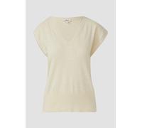 Leichtes Stricktop mit V-Ausschnitt 36 creme 2165836.0750.36