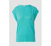 Leichtes Stricktop mit V-Ausschnitt 36 türkis 2165836.6099.36
