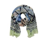 Leichtes Tuch aus reiner Viskose blau Einheitsgröße