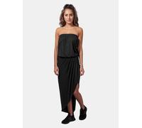 leichtes Urban Classics Damen Kleid Stretch 170 g/m² Schwarz 3XL