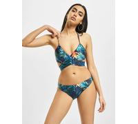 Urban Classics Damen-Bikini Ladies Draped Pattern Vriesea Schwarz M
