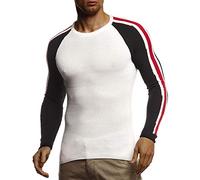 Leif Nelson Herren Strickpullover Pullover mit Rundkragen Feinstrickpullover Männer Pulli für Winter Rundhals-Ausschnitt Slim Fit Longsleeve Langarm Crew Neck LN1935 XXL Ecru