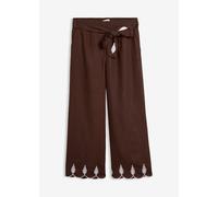 Leinen-Culotte mit Gürtel (2 tlg. Set) 36