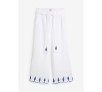 Leinen-Culotte mit Gürtel (2 tlg. Set) 48