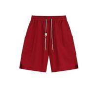 Leinen Hose Herren Kurz Shorts Anzughose Running Sweathose Reißverschlusstaschen Fit Farbwechsel Ältere Auf Tanga Palmen Funktionshosen Workout Design Trainingsshort Classic Im Büro Neongelbe