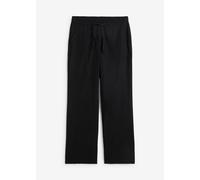 Leinen-Hose mit weitem Bein 42