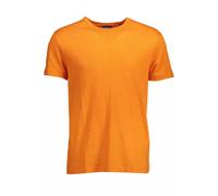 Leinen Kurzarm Rundhals-T-Shirt 2XL