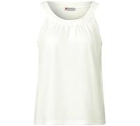 Leinen-Look Sommertop Weiß 36