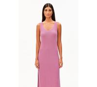 LEINEN-MIX STRICKKLEID | Leinen-Mix - pink (XL)