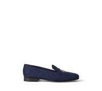 Leinen-Slipper Alonzo mit Bouillonwappen EU 42 Blue